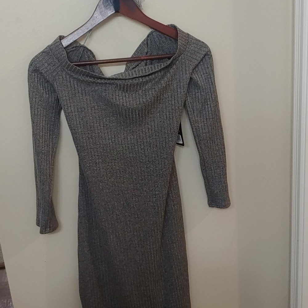 NWT Off Shoulder Knit Dress